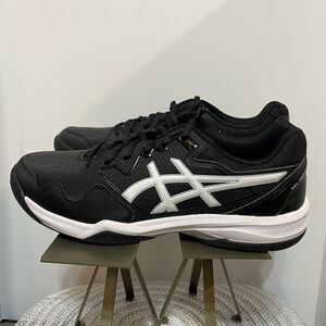 ASICS Gel Delicate 7 Men’s Tennis Shoes Size 10.5 Black/White NWT